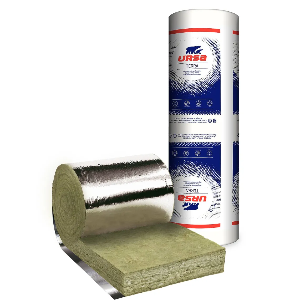 Ursa Spijkerflensdeken - Glaswol - Rd Waarde 3,2M² K/W - 200Mm - 45X400Cm - 3,6M²