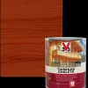 V33 Houtbeits Tuinhuis High Protection Mahonie Zijdeglans 0,75L