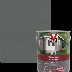 V33 Houtbeits Tuinhuis Windstorm Zijdeglans 2,5L