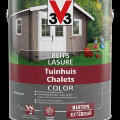 V33 Houtbeits Tuinhuis Windstorm Zijdeglans 2,5L