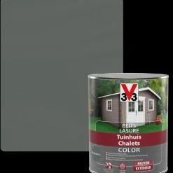 V33 Houtbeits Tuinhuis Windstorm Zijdeglans 0,75L