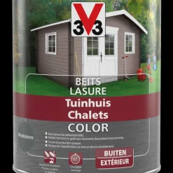 V33 Houtbeits Tuinhuis Windstorm Zijdeglans 0,75L