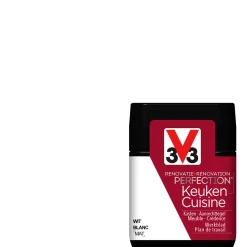 V33 Keukenverf Renovation Perfection Wit Mat 75Ml