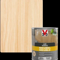V33 Meubellak Transparant Mat 1L