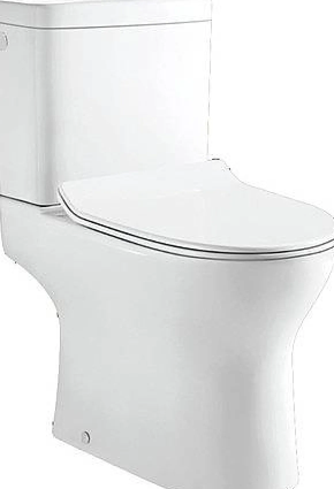 Van Marcke Duoblok Toilet Gustav I Ao Aanlsluiting I Quick Release & Soft-Close Toiletzitting I Randloos Toiletpot Wit