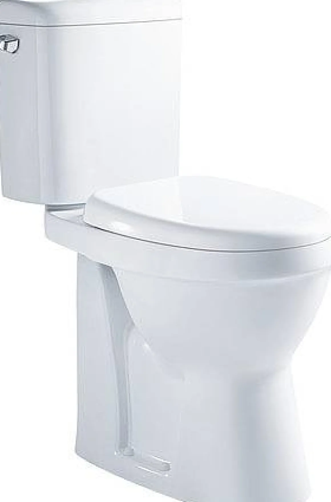 Van Marcke Duoblok Toilet X-Joy I Pk Aansluiting I Verhoogd I Quick Release & Soft-Close Toiletzitting I Randloos Toiletpot Wit