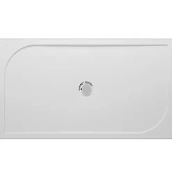 Van Marcke Go Douchebak Argon Rechthoek Polybeton Wit 140X80X3Cm