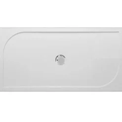 Van Marcke Go Douchebak Argon Rechthoek Polybeton Wit 100X80X3Cm