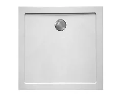 Van Marcke Go Douchebak Helion Vierkant Composiet Wit 90X90X3,5Cm