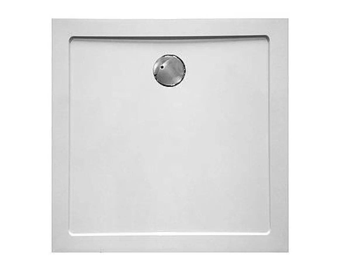 Van Marcke Go Douchebak Helion Vierkant Composiet Wit 90X90X3,5Cm
