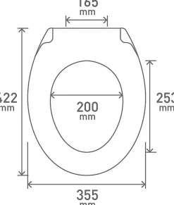 Van Marcke Go Toiletzitting Pilosa Duroplast Wit