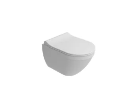 Van Marcke Hangtoilet Perl Wit | Soft-Close & Quick Release Toiletzitting | Randloos Toiletpot