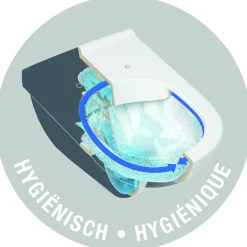 Van Marcke Inbouwreservoir Set | Geberit Spoeltechniek I Soft-Close Toiletzitting | Randloos Toiletpot
