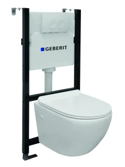 Van Marcke Inbouwreservoir Set Design | Geberit Spoeltechniek | Soft-Close Toiletzitting | Randloos Toiletpot