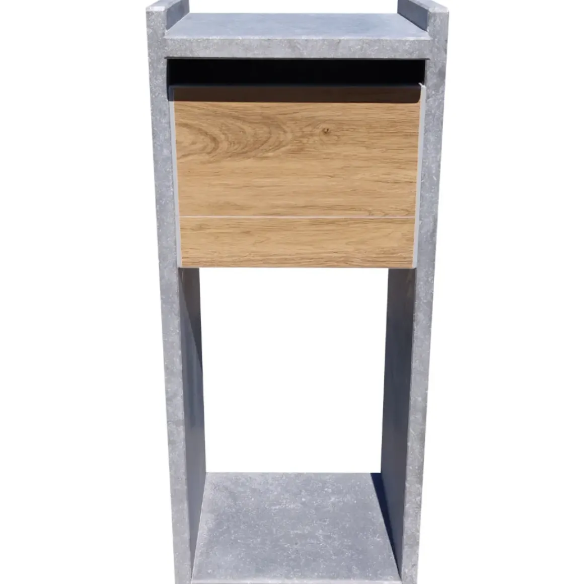 Vasp Brievenbus Everest Woodlook Belgische Blauwe Hardsteen