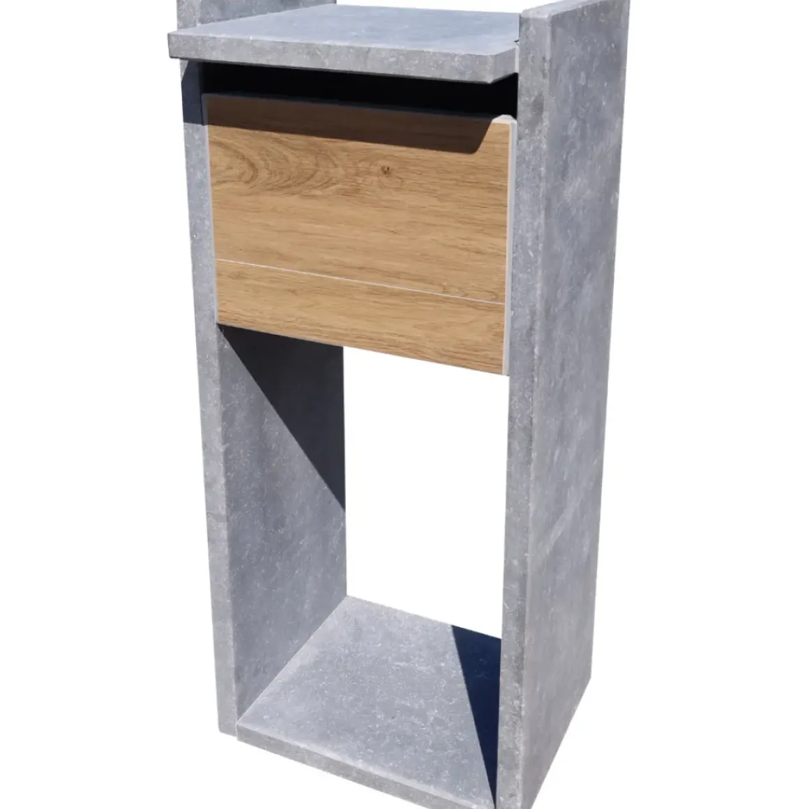 Vasp Brievenbus Everest Woodlook Belgische Blauwe Hardsteen