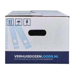 Verhuisservice+ Boekendozen - Zelfsluitend – Extra Sterk - 37L - 5 Stuks