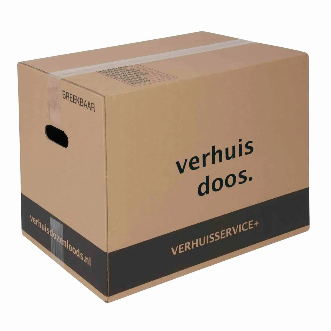 Verhuisservice+ Verhuisdozen - Extra Sterk Karton - 55L - 60 Stuks