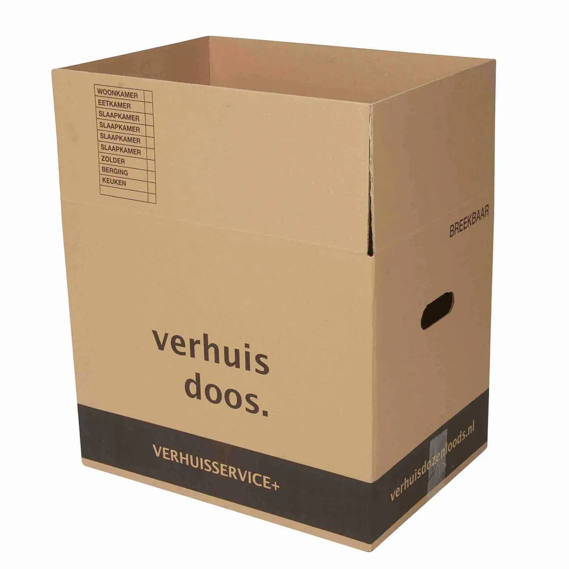 Verhuisservice+ Verhuisdozen - Extra Sterk Karton - 55L - 60 Stuks