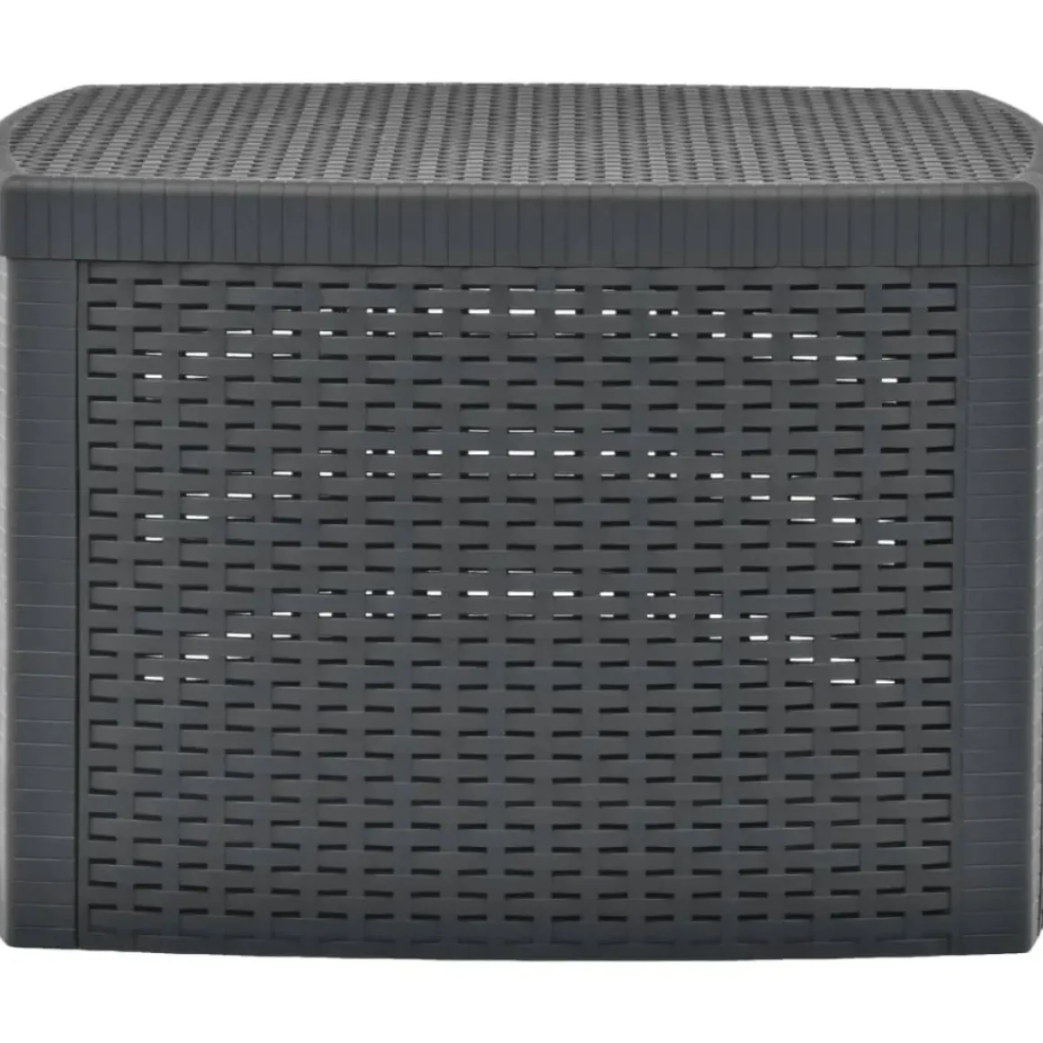 Vidaxl Bijzettafel 54X54X36,5 Cm Kunststof Antraciet