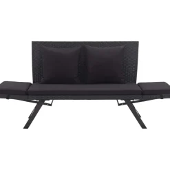 Vidaxl Theetafel 50X50X47 Cm Poly Rattan Grijs