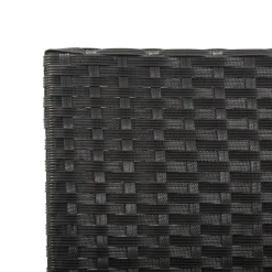 Vidaxl Theetafel 50X50X47 Cm Poly Rattan Grijs