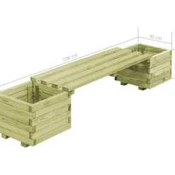 Vidaxl Tuinstoel Geimpregneerd Grenenhout