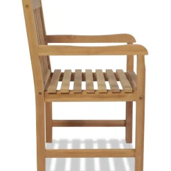 Vidaxl Tuinstoelen 2 St Massief Teakhout
