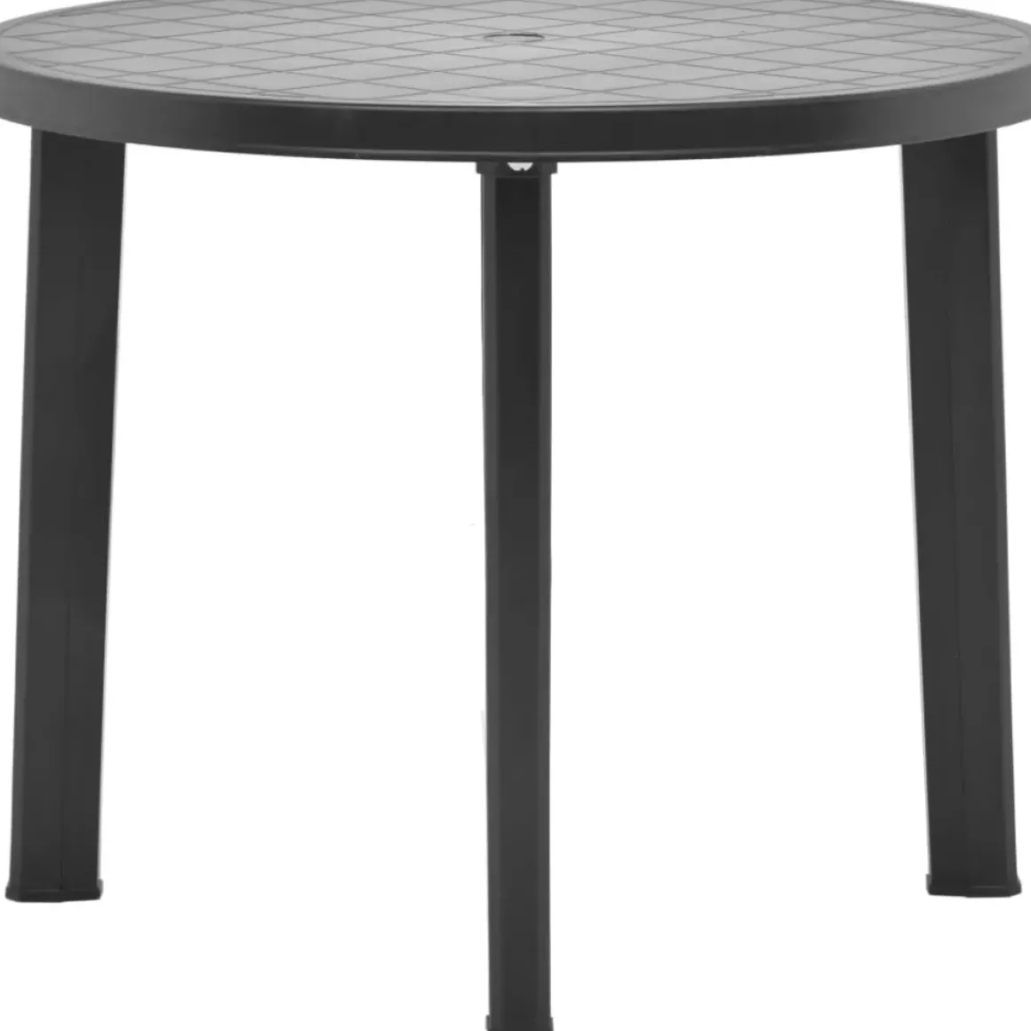 Vidaxl Tuintafel 89 Cm Kunststof Antraciet