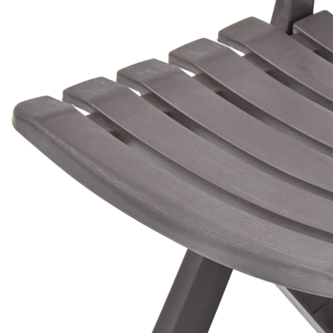 Vidaxl Tuintafel 89 Cm Kunststof Antraciet