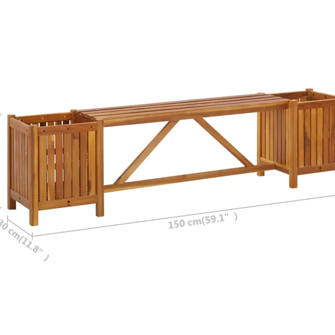 Vidaxl Tuintafel Poly Rattan En Massief Acaciahout Zwart