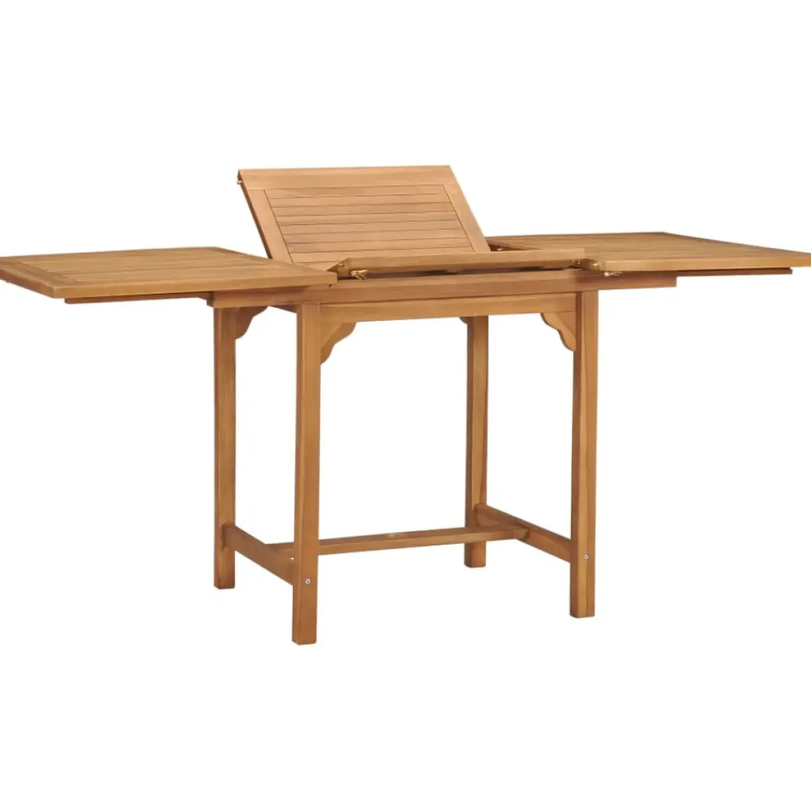 Vidaxl Tuintafel Verlengbaar (110-160)X80X75 Cm Massief Teakhout