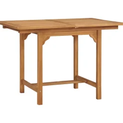 Vidaxl Tuintafel Verlengbaar (110-160)X80X75 Cm Massief Teakhout