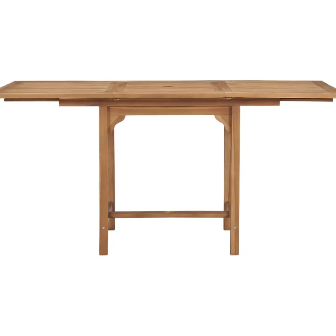 Vidaxl Tuintafel Verlengbaar (110-160)X80X75 Cm Massief Teakhout
