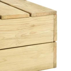 Vidaxl Tuintafel 75X75X31 Cm Geimpregneerd Grenenhout