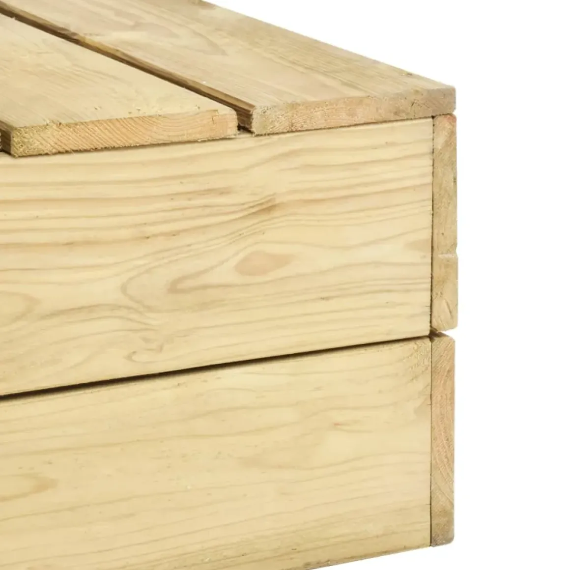 Vidaxl Tuintafel 75X75X31 Cm Geimpregneerd Grenenhout
