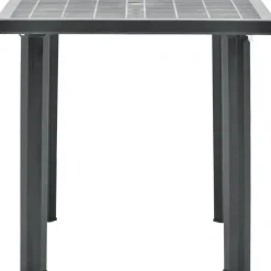 Vidaxl Tuintafel 80X75X72 Cm Kunststof Antraciet