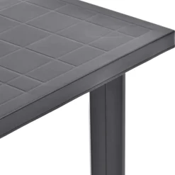 Vidaxl Tuintafel 80X75X72 Cm Kunststof Antraciet