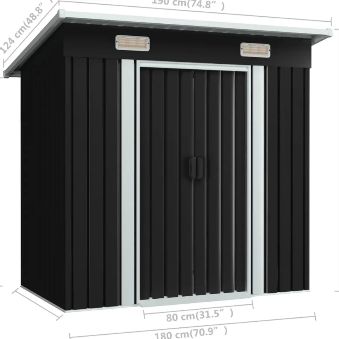 Vidaxl Tuintafel 130X70X66 Cm Poly Rattan Grijs