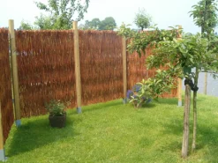 Videx Tuinscherm Jutland Wilgen 180X180Cm Bruin
