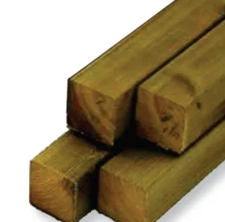 Vierkante Paal Hout 12X12X240Cm
