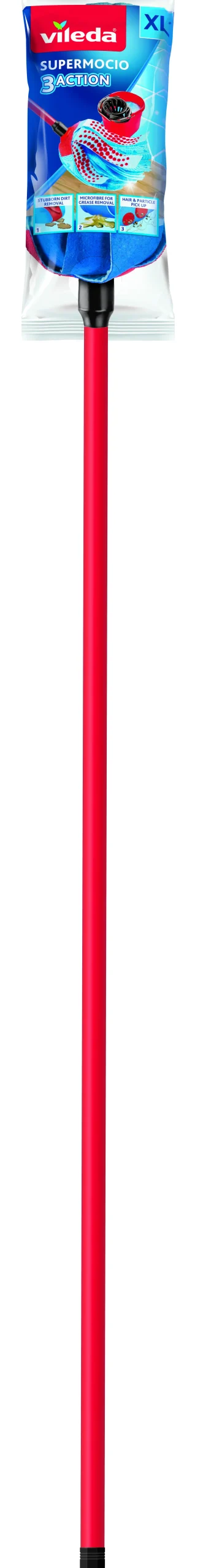 Vileda Super Mocio Triple Action 3D Telescopische Steel