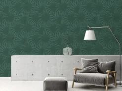 Vinylbehang Palmen Groen
