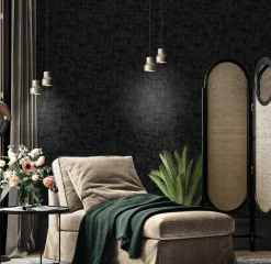 Vinylbehang Zander Zwart