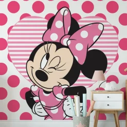 Vliesbehang Minnie & Hearts Mural