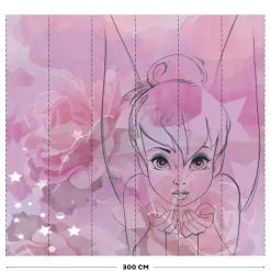 Vliesbehang Tinkerbell Watercolour Mural