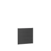 Wandpaneel Tuinscherm Donkergrijs Metallic 100X90