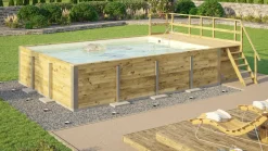 Weka Massief Houten Zwembad 595 Maat 2 Zand