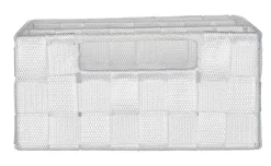 Wenko Organizer Adria 3-Vaks 32X21X10Cm Met Wit