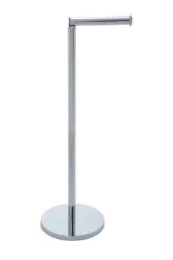 Wenko Staande Toiletrolhouder 2-In-1 Rvs Glanzend